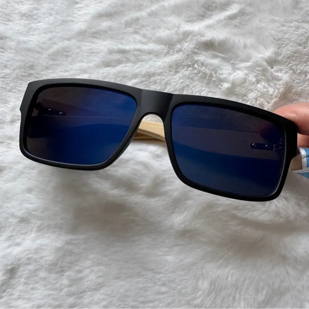 Jensen Blue & Light Wood Sunglasses